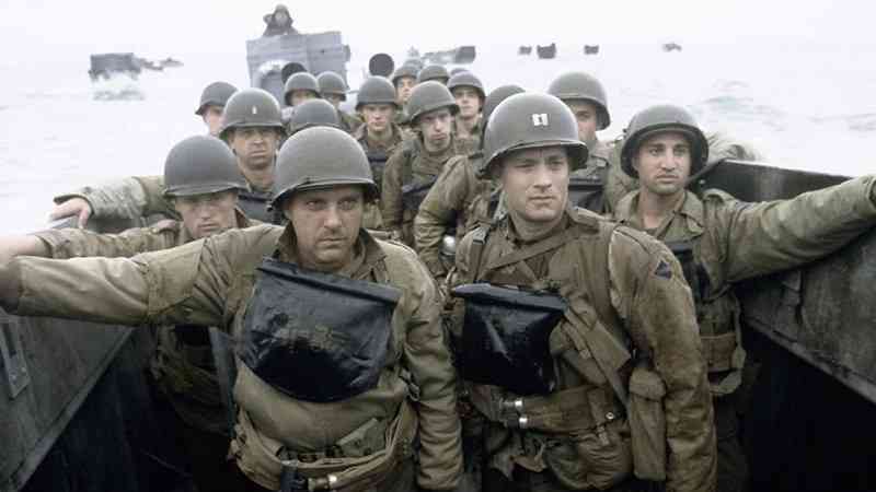 d-day scene from saving private ryan