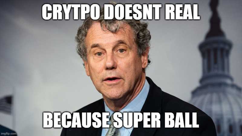 sherrod brown crypto